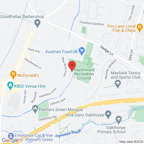Bayswater Close, London, N13 5BF map