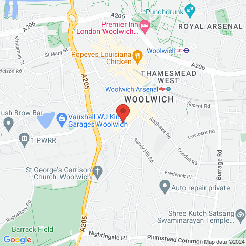 Pepys Court map