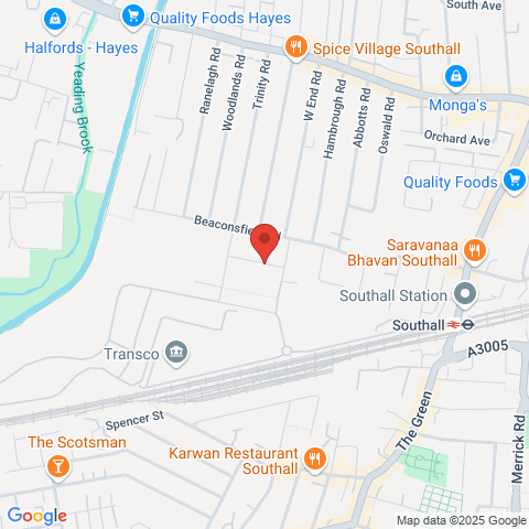 West Acre Square map