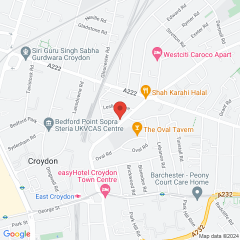 Crescent gardens map