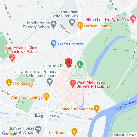 Hardy House map