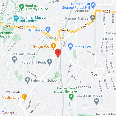 Fairway House map