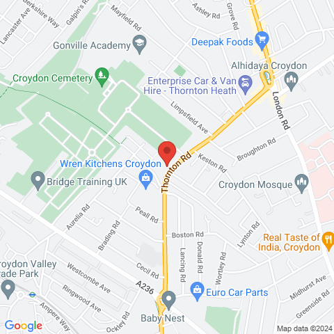 Flint Court, 160 Thornton Road map