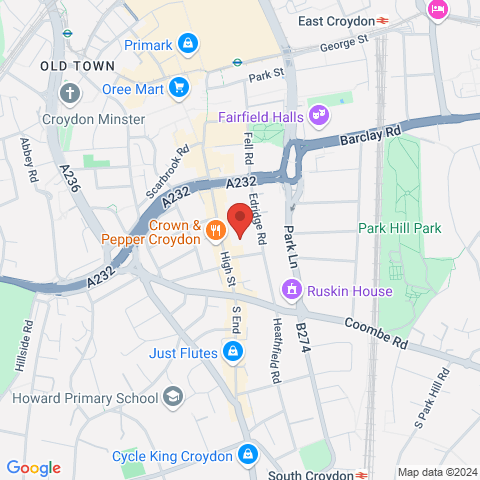 Flat 119 Leon House 223 High Street map