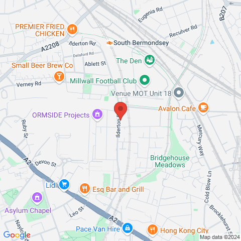 Bermondsey Heights map