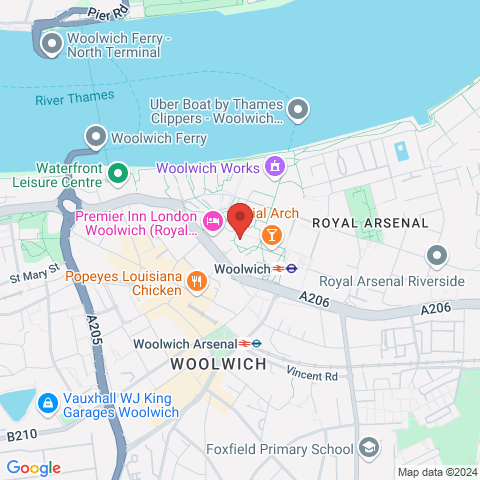 Flat 2 Ocean House map
