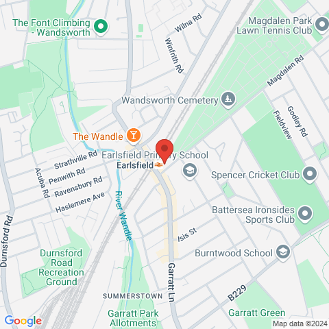 Magdalen Road map