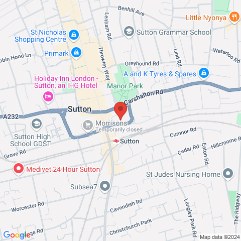 17 Sutton Court Road map