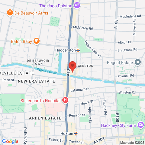 Flat 22 Dunston Road map