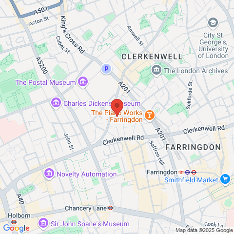 Warner Street, London, EC1R 5EX map
