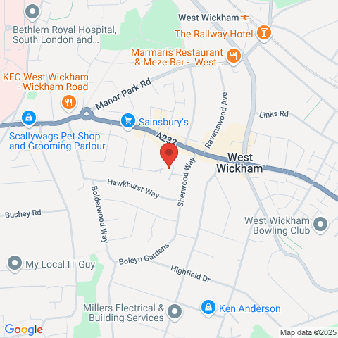 Calwick House map