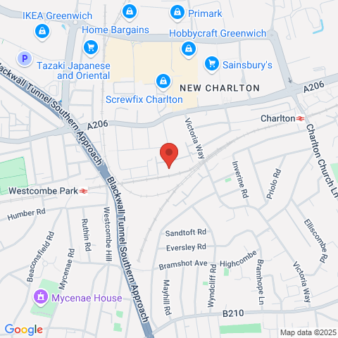Flat G03 Fowler House, 9 Bowen Drive, Charlton map