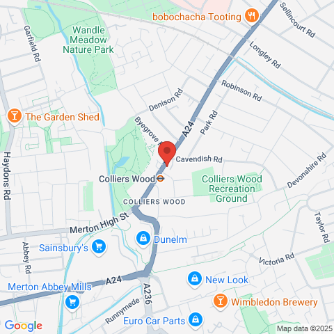 Cavendish Road map