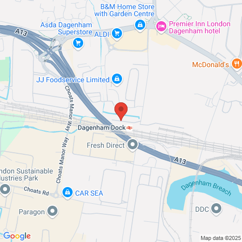 Dagenham Green Shared Ownership map