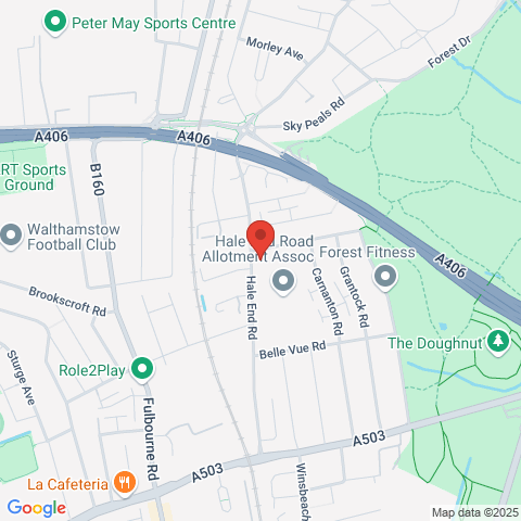 Starley Close map