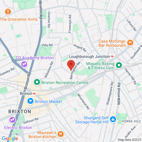 Barrington Road map
