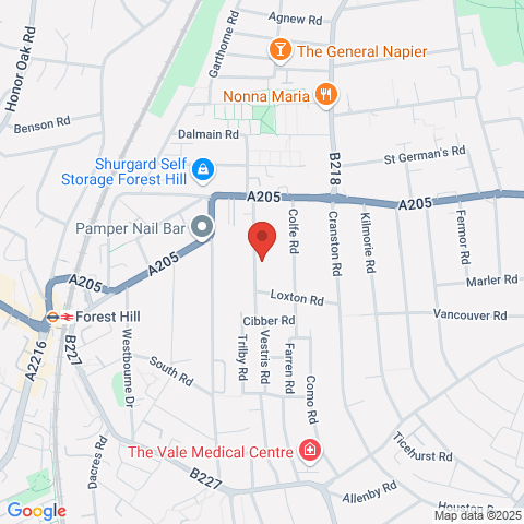 Flat 29B Kemble Road, Forest Hill, London map