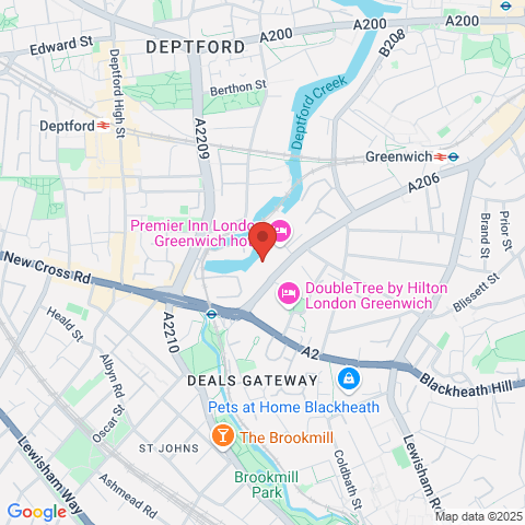 Flat 32 Cowan House, 37 Greenwich High Road, Greenwich map