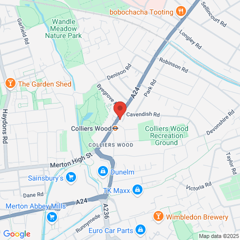 Cavendish Road map