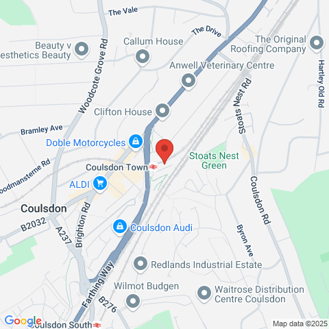 21 Leaden Hill, Coulsdon, Surrey, map