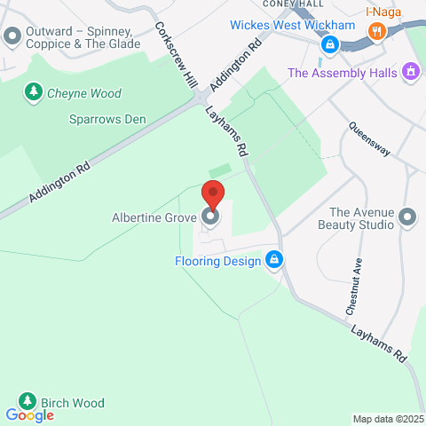 1 Albertine Grove map