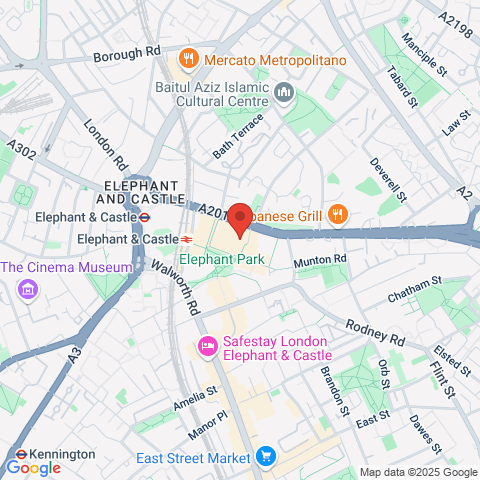 Beck House map