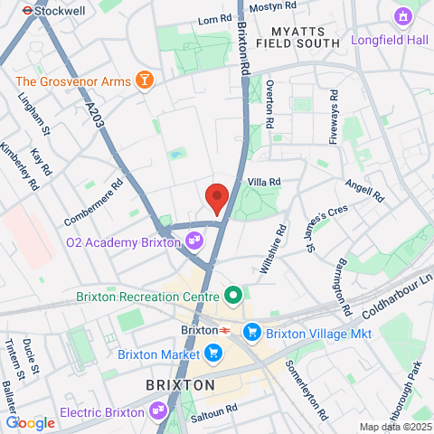 4 Stockwell Park Walk map