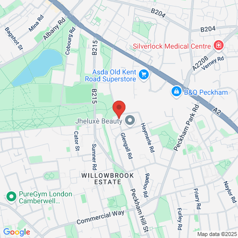 Glengall Rise map