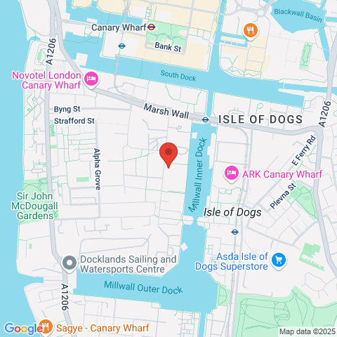 Millharbour map