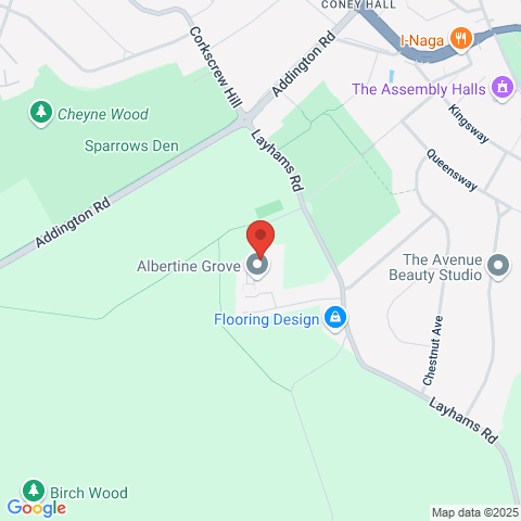 Flat 3, 1 Albertine Grove map