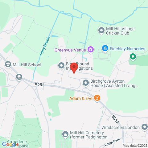 Beddington House map
