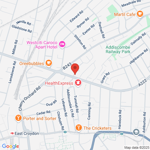 Lower Addiscombe map