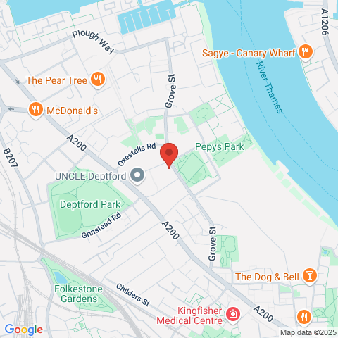 Deptford Landings Shared Ownership map