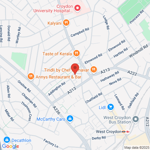 Flat 8 Charlotte Court, 22B Bishops Road, Croydon, Surrey map