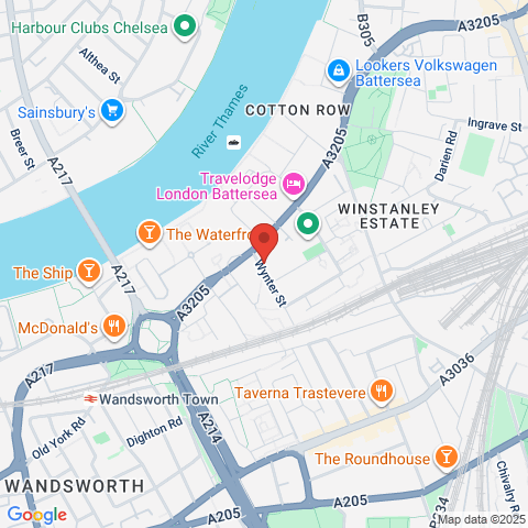 Winstanley Road map