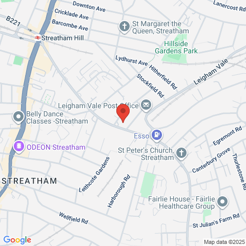 Leigham Court Road map