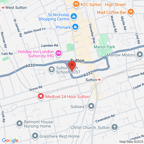 Flat 79, 4 Sutton Park Road, Sutton, Surrey map