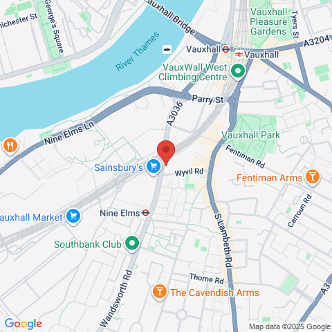 Flat 903, 155 Wandsworth Road map