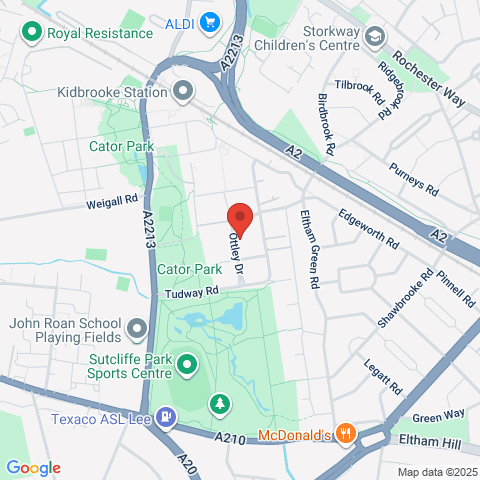 Flat 28 Ottley Drive map