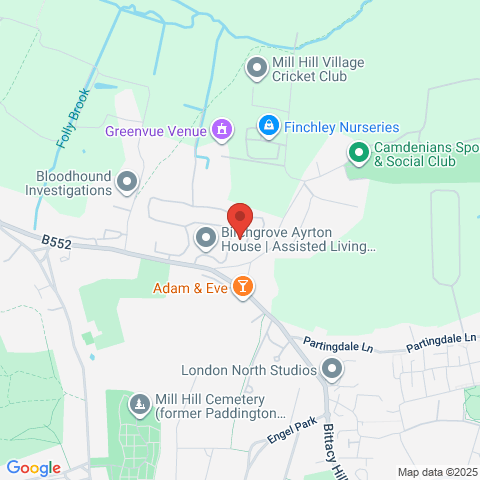Peart House map