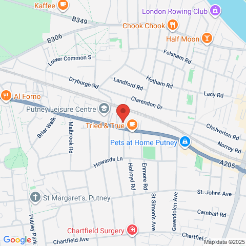 366 Upper Richmond Road map