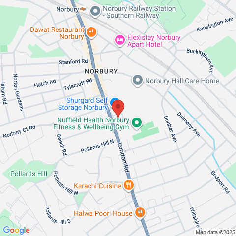 Flat 14 Anderson Heights map