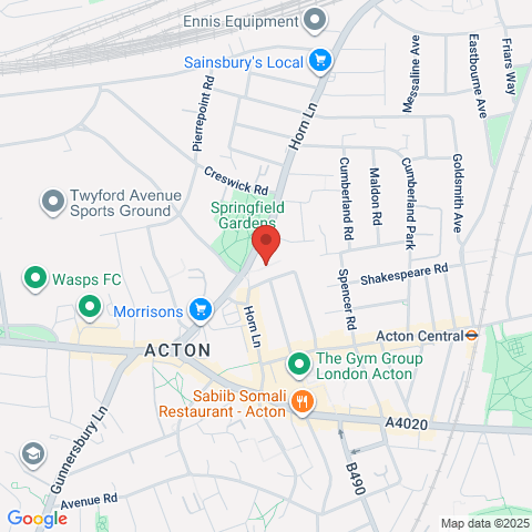 Flat 9 Atkinson Road, Acton map