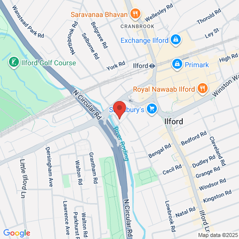 Flat 408 Atkins House, 66 Roden Street, Ilford, map