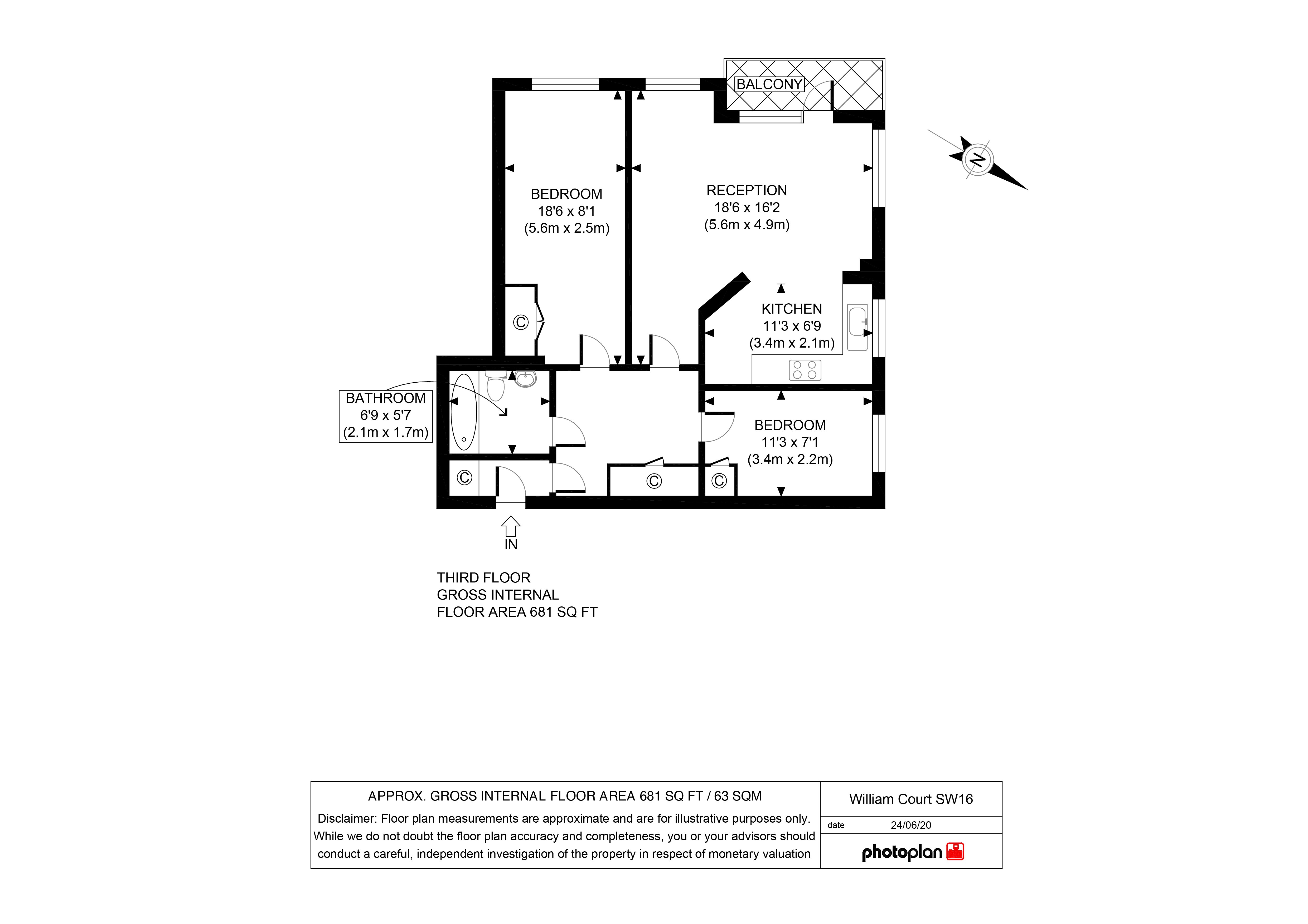 Shared Ownership at William Court(34), London, SW16 3AN