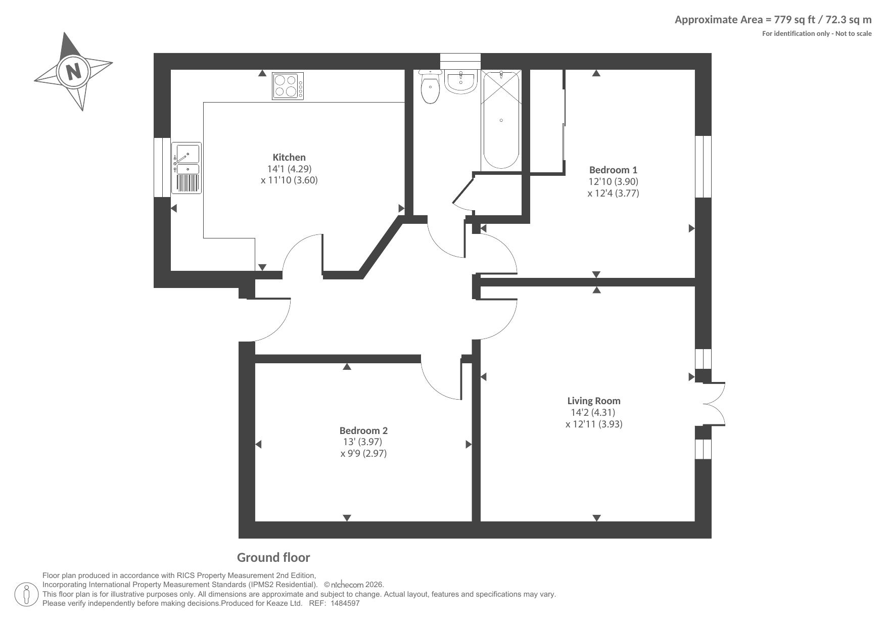 Shared Ownership at 6 Rosebud Close, Stokesley, Middlesbrough, TS9 5FZ ...