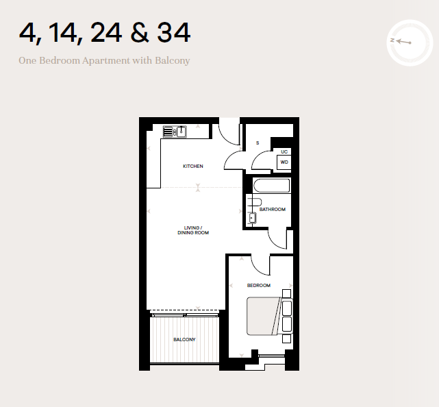 1 bedroom homes Windsor Apartments, SW11 4BD Homes for Londoners